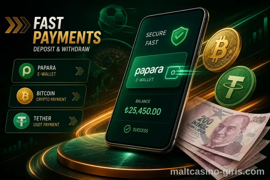 Maltcasino Papara Ve Kripto İle Para Yatırma